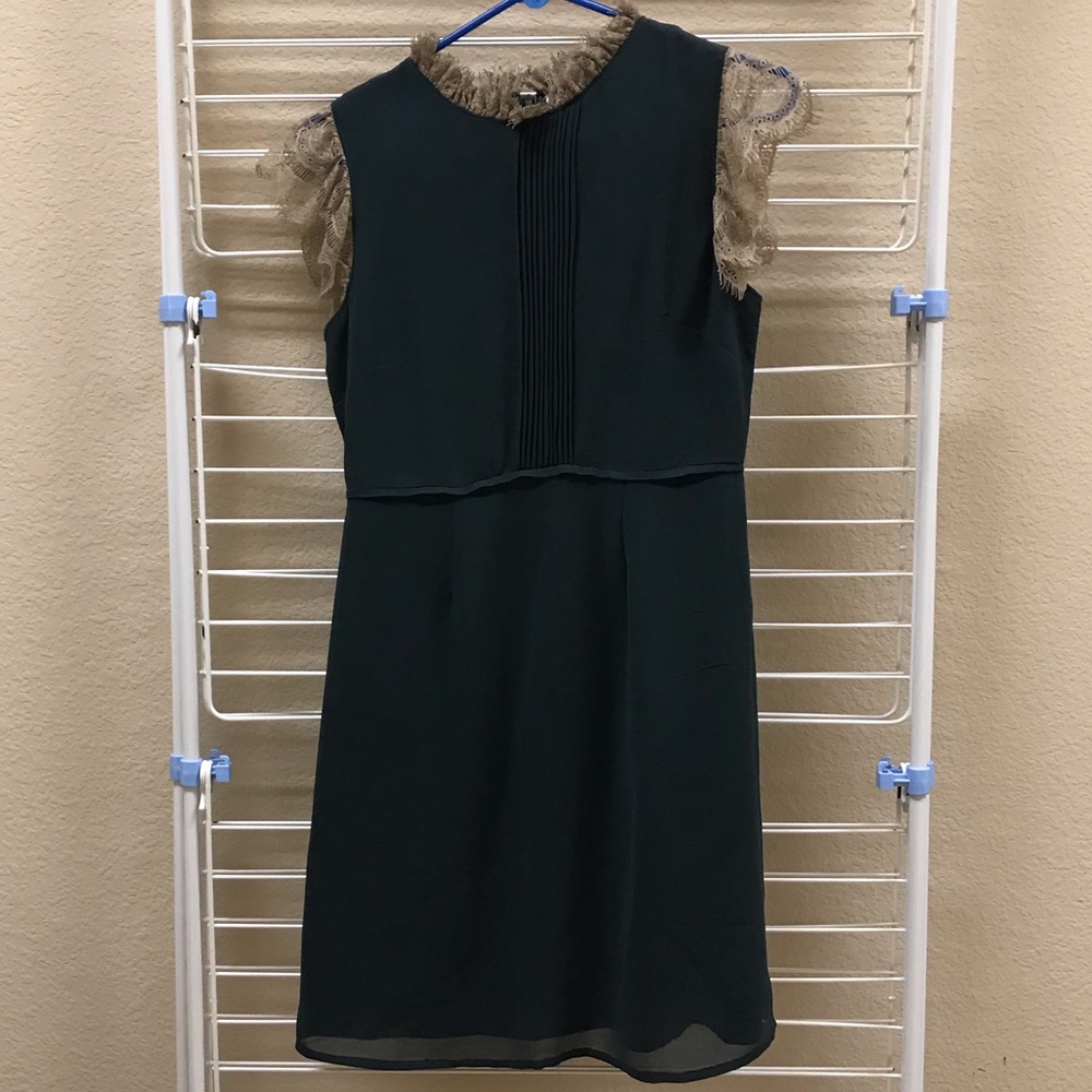 Green Anthropologie Dress Size 4